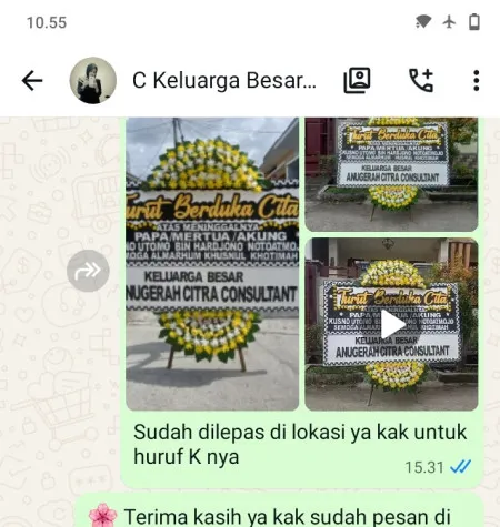 Pengiriman Papan Bunga Duka Cilegon