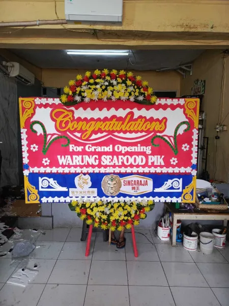 Papan Bunga Ucapan Selamat Cilegon