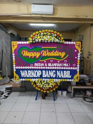 Papan Bunga di Cilegon