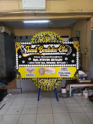 Papan Bunga di Cilegon