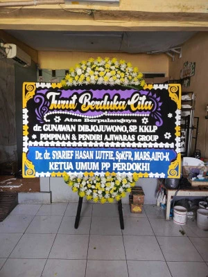 Papan Bunga di Cilegon